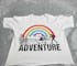 Outdoor Adventure Tee, Rainbow Hiking Shirt, Unisex Cotton T-Shirt, Travel Gift, Nature Lover Apparel