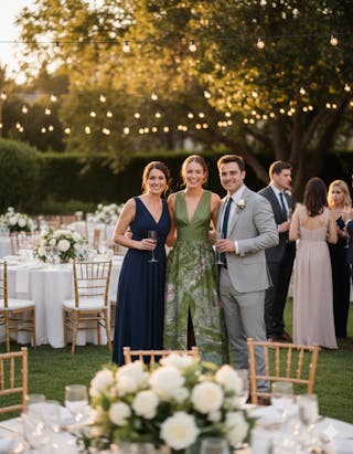 A-Line Evening Gown Elegant Jacquard Floral Dress Prom Floor Length Sleeveless V Neck with Slit Pocket Wedding Guest Dress