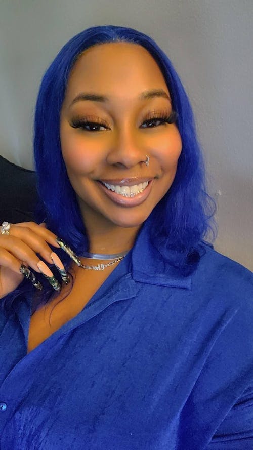 Cat Eye Galaxy Press On Nails