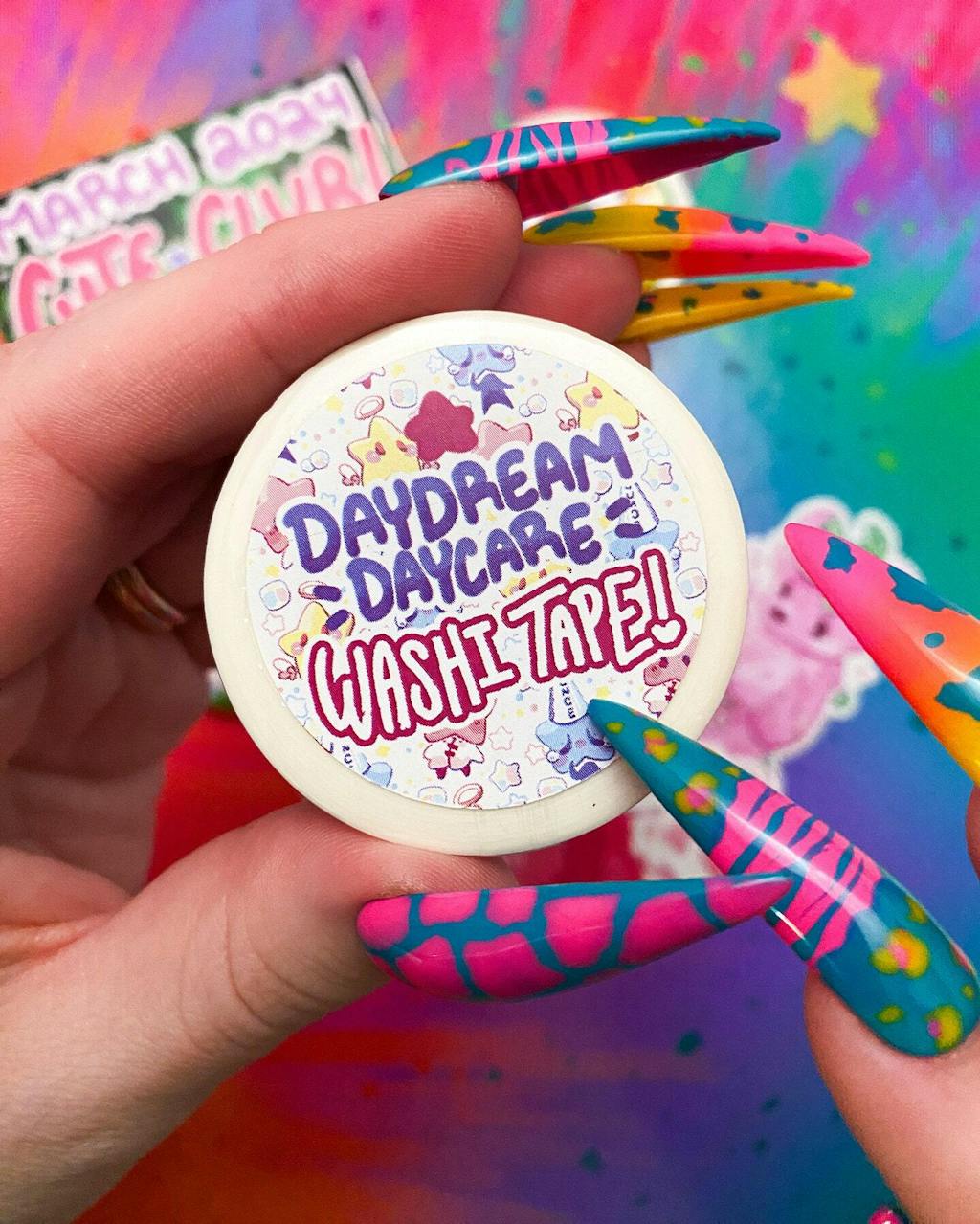 Neon Safari – Hand-Painted Press On Nails