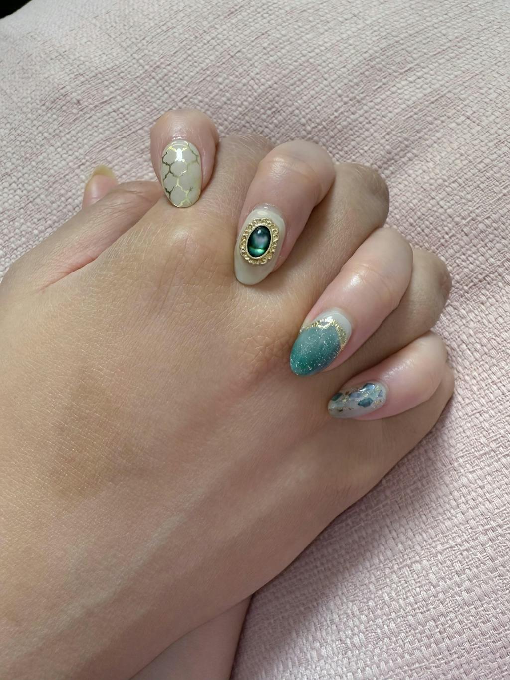 Ohora Japan Disney|N Jasmine's Wisdom-Aladdin | Ohora阿拉丁| 茉莉公主 | Ohora 茉莉公主 |指甲貼|Semi Cured Gel