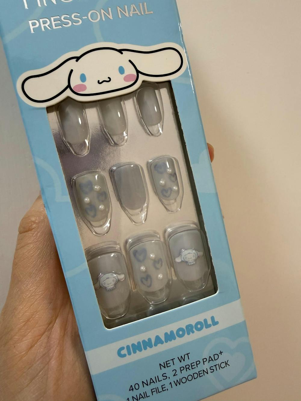 Finger Suit 玉桂狗穿戴甲｜Cloudy Heart（Regular Round) | 穿戴甲| Press On Nail