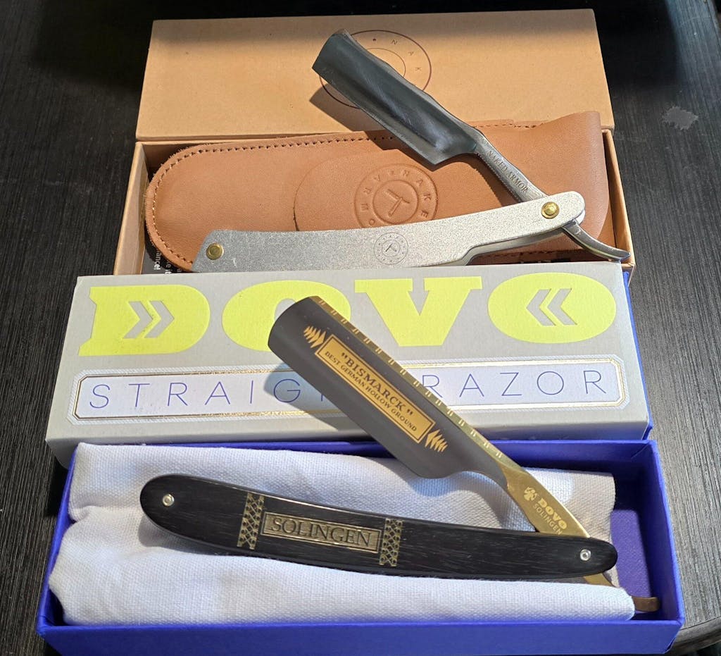 Naked Armor Gaswain Safety Razor Olive Wood Zinc Aluminum