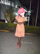 Nia Floral Print Wrap Short Dress - Soft Yellow/Pink