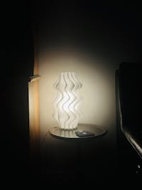 Iris Pleated Table Lamp - Designer Statement Lighting