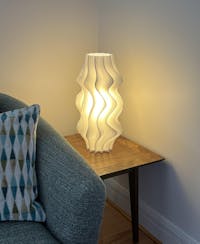 Iris Pleated Table Lamp - Designer Statement Lighting