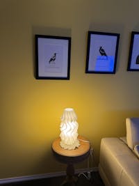 Iris Pleated Table Lamp - Designer Statement Lighting