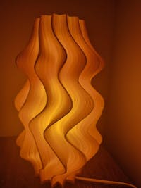 Iris Pleated Table Lamp - Designer Statement Lighting