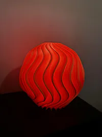 Orb Lamp – Apricot - Seconds