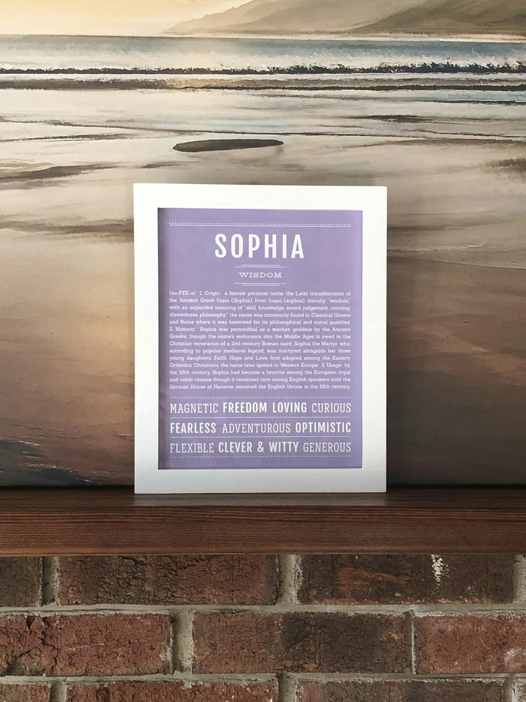 sophia-name-art-print