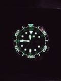 SKX Lumed Ceramic Bezel Insert: SMP style Blue/White