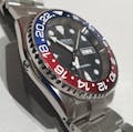 SKX Aluminium Bezel Insert: Dual Time style Blue/Red (Pepsi)