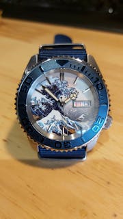 NMK302 - SKX007/SRPD Double Domed Sapphire Crystal (No Bevel Edge)