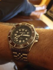 NMK904 3 O'Clock SKX007/SRPD Watch Case : Polished Finish
