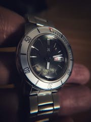 Watch Dial: Mother of Pearl Black
