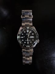 SKX007/SRPD Lumed Ceramic Bezel Insert: SMP style Black/White