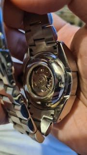 SKX Sapphire Display Caseback: Polished Finish