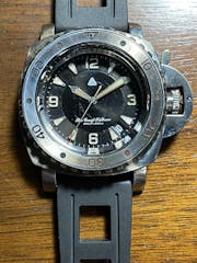 NMK930 Nautical w Crown Guard SKX/SPRD Watch Case: Brushed Finish