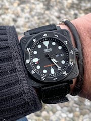 NMK921 B&R SKX007/SRPD Watch Case Bundle: PVD Black Finish