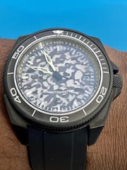 SKX007 Knurled Crown: PVD Matte Black Finish