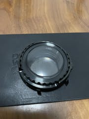 SKX007/SRPD Chapter Ring: Brushed Black Finish with Markers