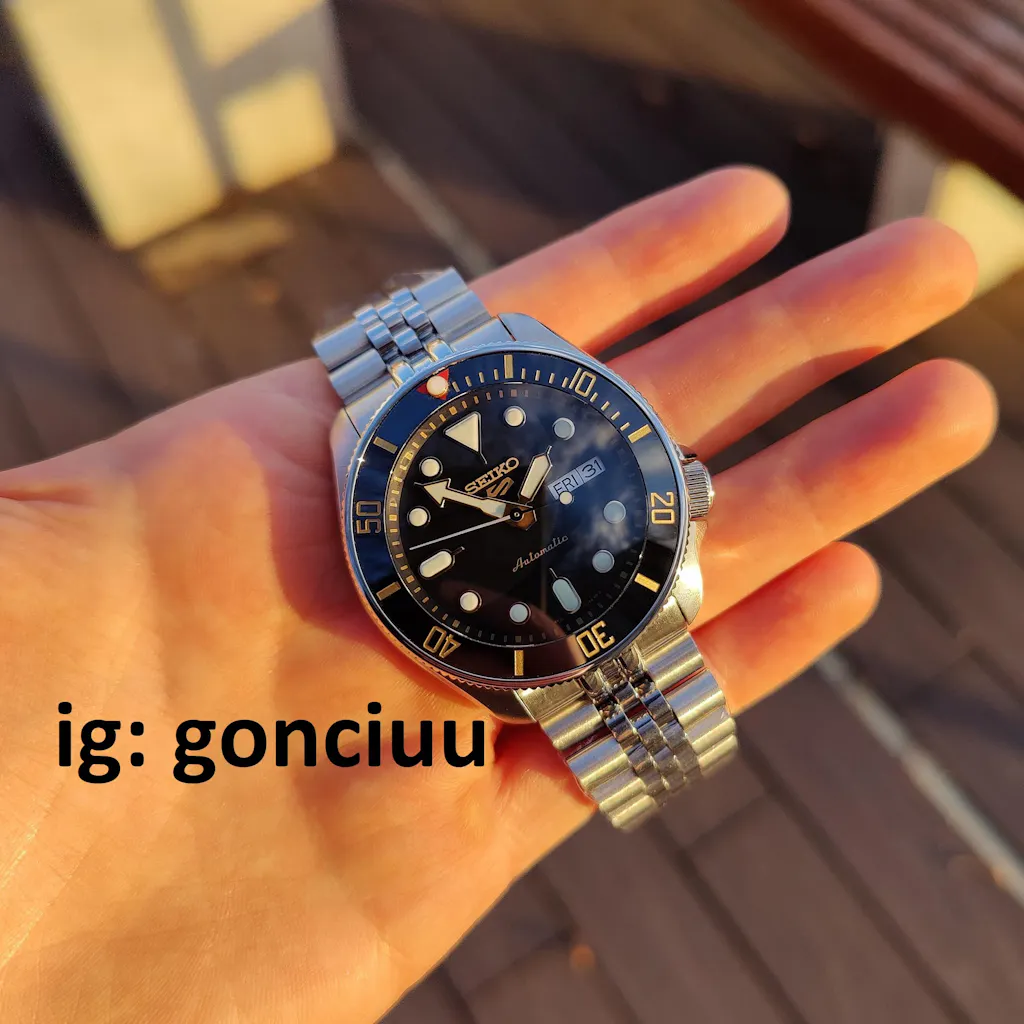 SKX007 MM300 Bezel PVD Matte Black Finish NamokiMODS