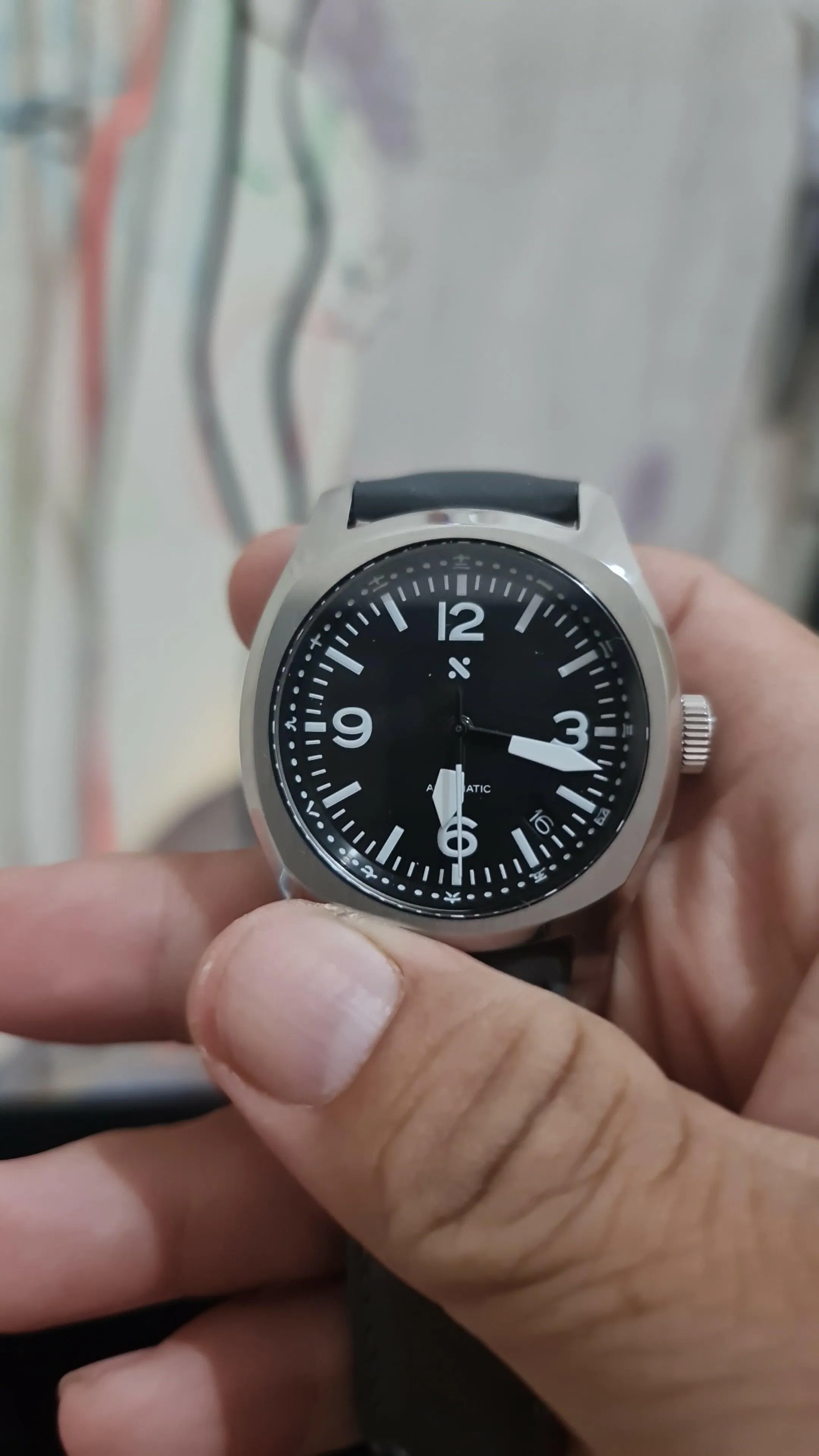NMK924 3 O Clock No Crown Guard SKX013 Watch Case Polished Finish 
