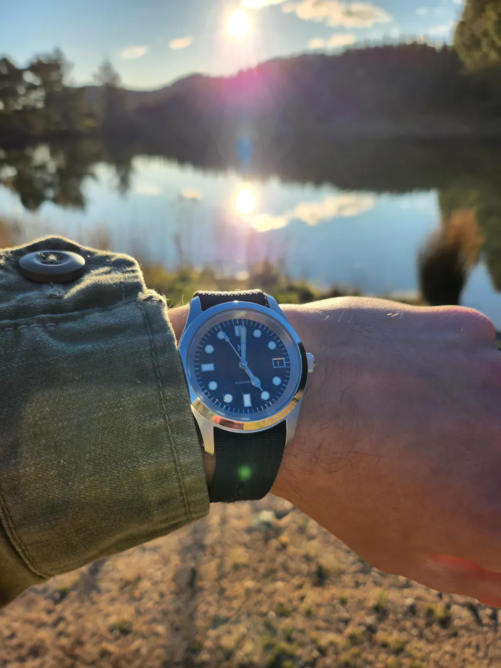 Watch Hands Lumed Dauphine Polished Finish NamokiMODS