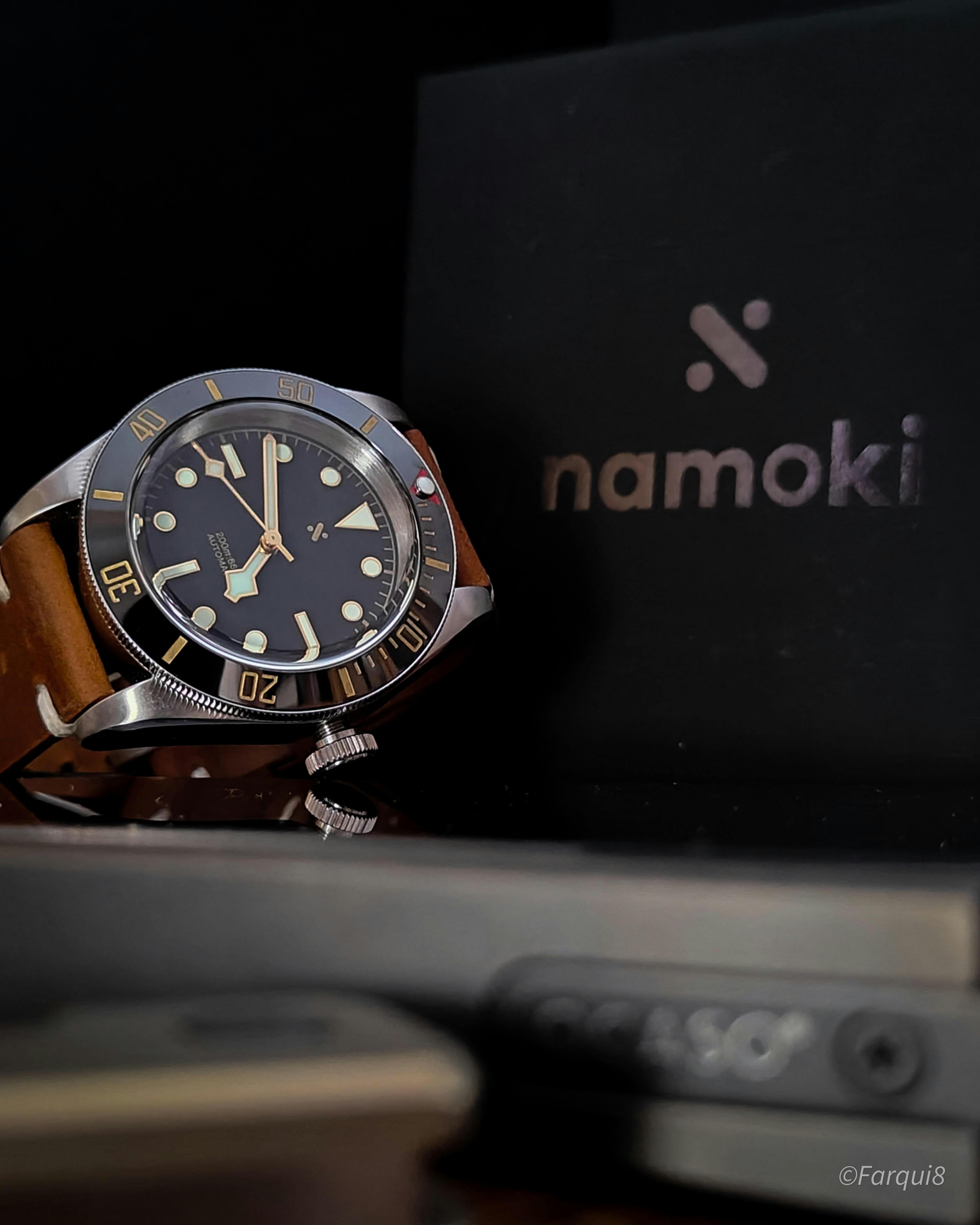 NMK12 Automatic Dive Watch: Fifty-Eight Navy Blue – namokiMODS