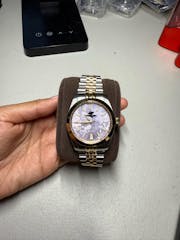 NMK936 36mm Explorer Case Bundle: Two-Tone Gold Finish