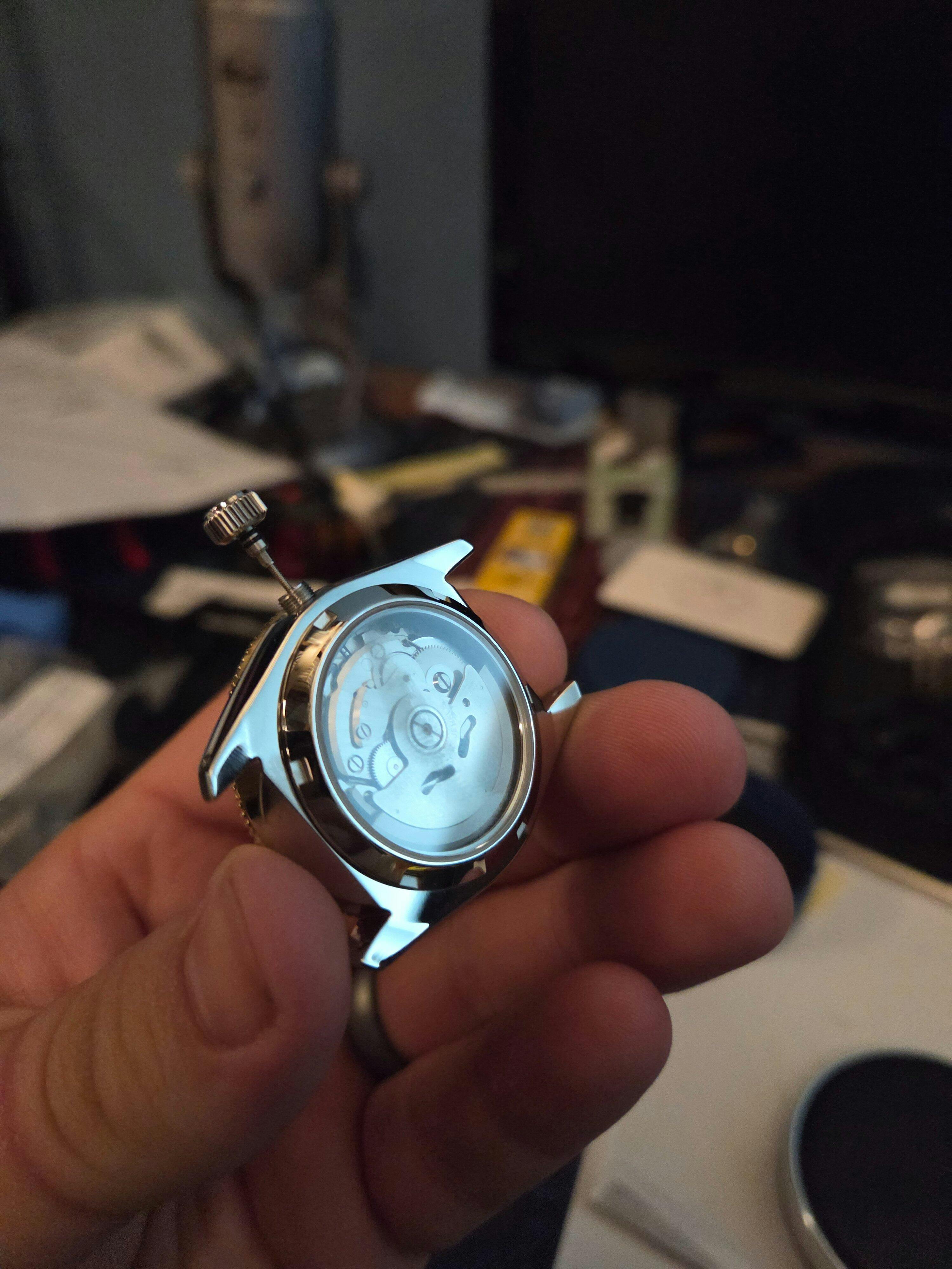 NMK923 3 O'clock No Crown Guard SRPE Watch Case: Polished Finish NMK923 3 O'clock No Crown Guard SRPE Watch Case: Polished Finish