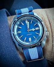 Watch Dial: Perpetual Enamel Blue