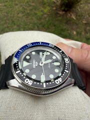 SKX007/SRPD Angled Chapter Ring: Brushed