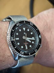 Watch Dial: Divemaster Black (Date Only)
