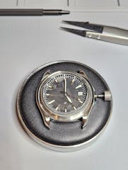 SKX007 Sterile Knurled Crown: Polished Finish