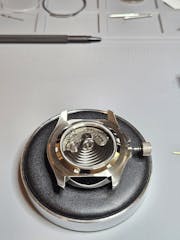 NH Movement Rotor: Circular Cote de Geneve Black Finish