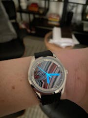 Watch Hands: Lumed Oak Skeleton Finish