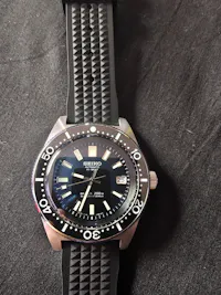 SKX007/SRPD Ceramic Bezel Insert: 62MAS style Black