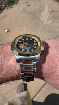 NMK926/935 Watch Bracelet: Nautilus Two-Tone Gold Finish