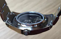 SKX Slim Sapphire Caseback: Polished Finish