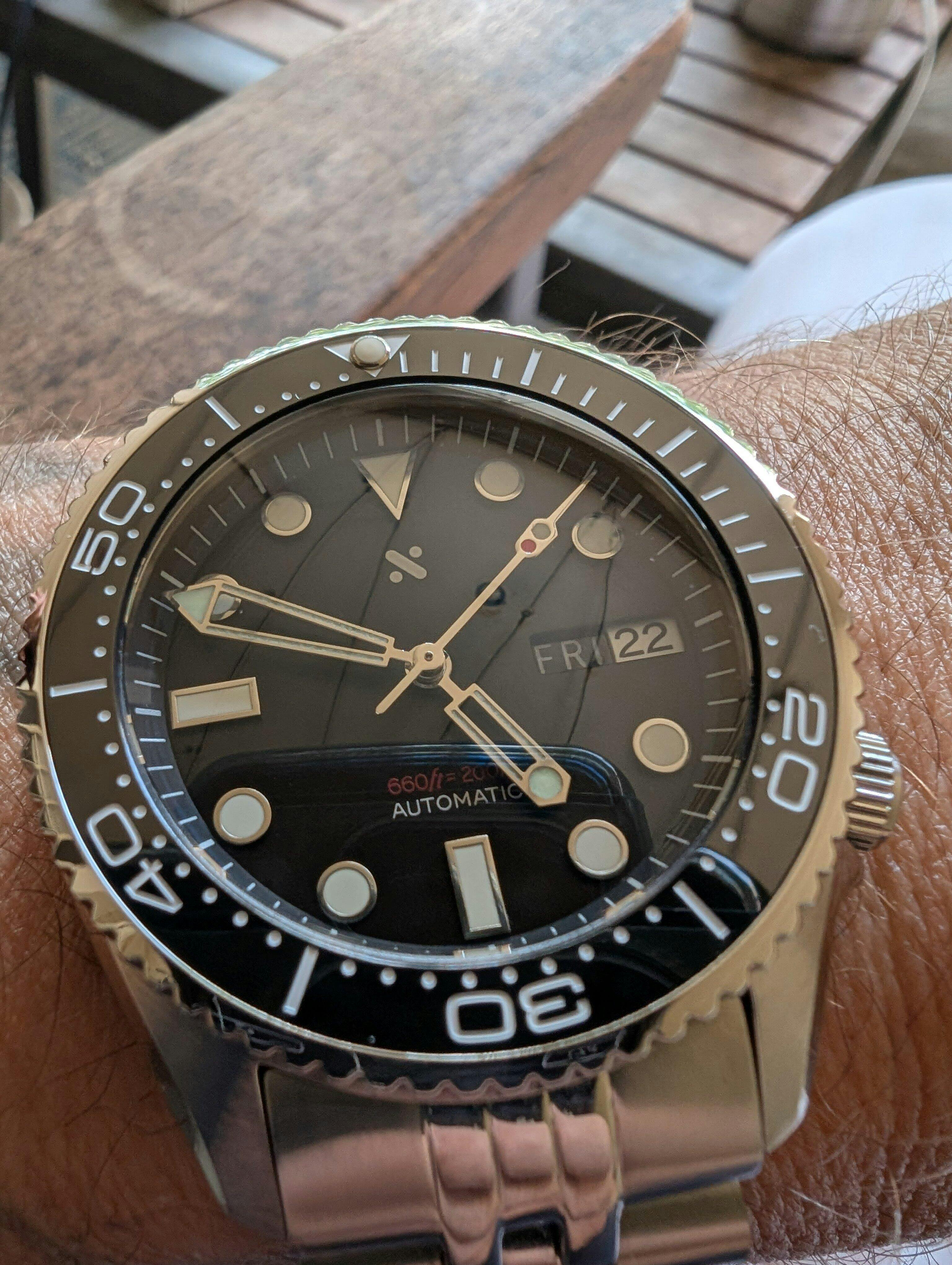 G*a様 namoki Divemaster ムーブメント調整済 Watch Dial: Divemaster Black | namokiMODS