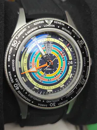 Watch Dial: Worldtimer GMT Pastel