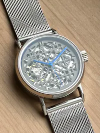 Watch Hands: Pencil Blue Finish