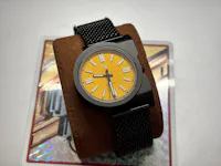 Watch Dial: Perpetual Enamel Yellow