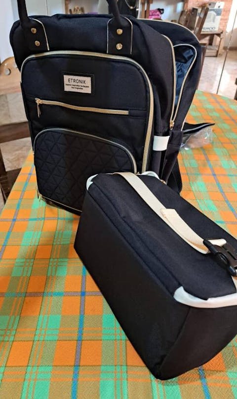 Pañalera Yakuss Black + Cambiador