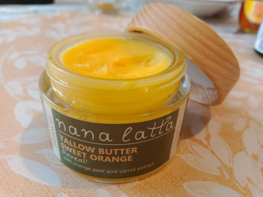 Tallow Butter Sweet Orange - with Orangepeel wax (vitamin C) & Carrot extract
