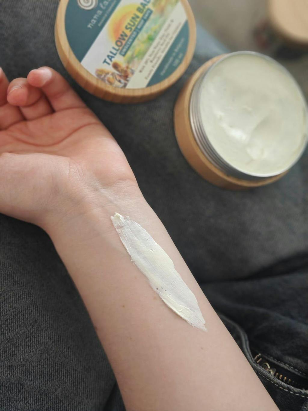 Tallow Sun Balm - With 20% Zinc Oxide - Unscented - 100ml