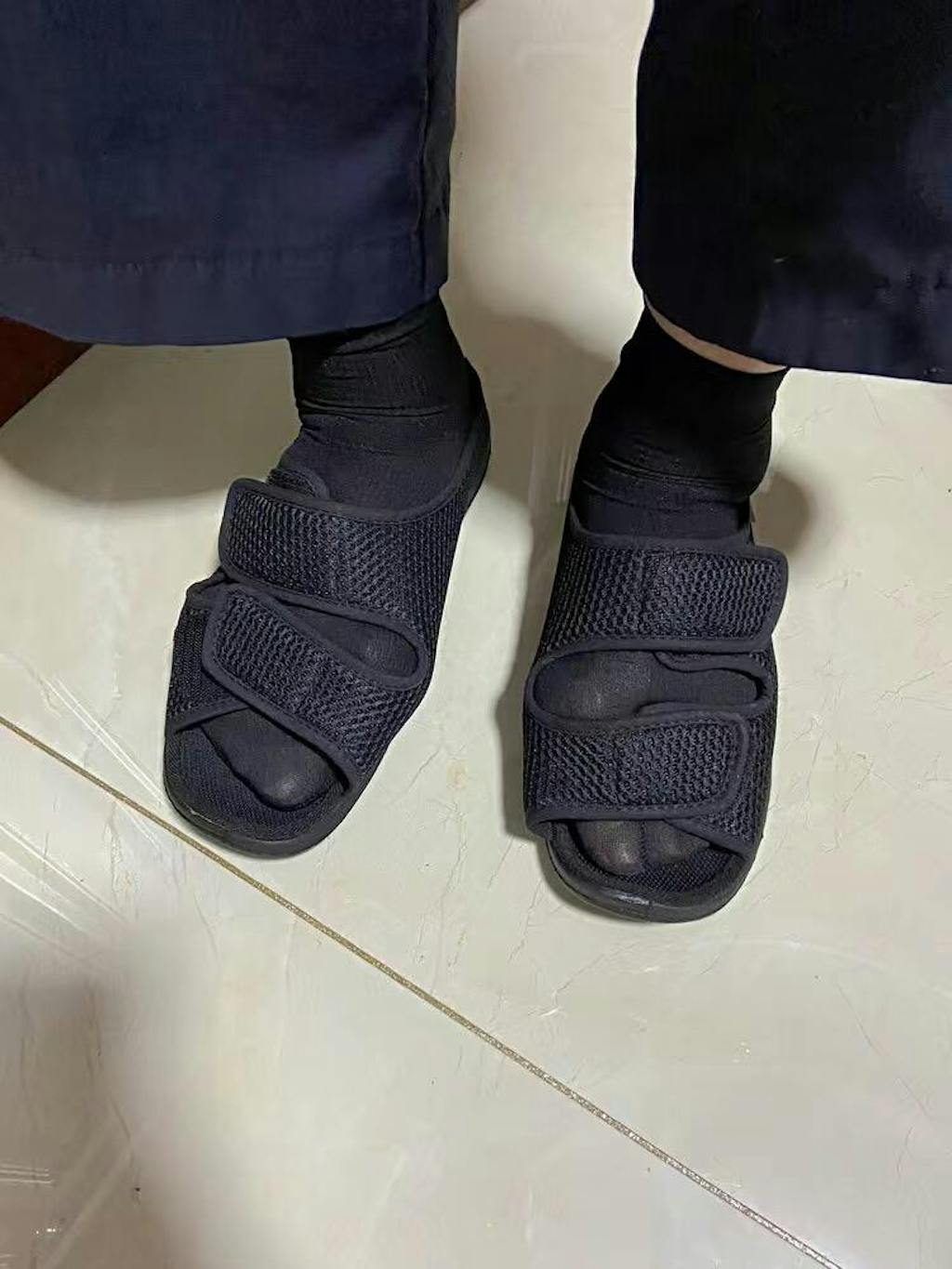 Wide Width Orthotic Adjustable Velcro Diabetic Comfortable Sandals