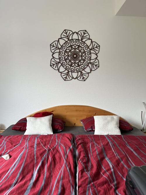 Wandbild Holz "Mandala"