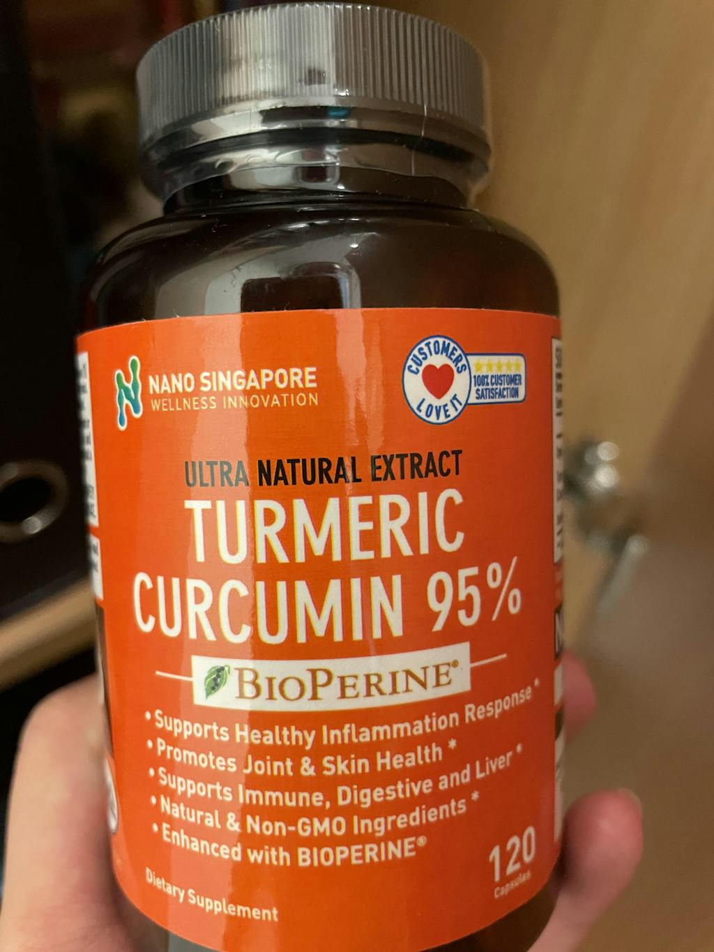 Turmeric Supplement Singapore Turmeric Curcumin 95 BioPerine 120